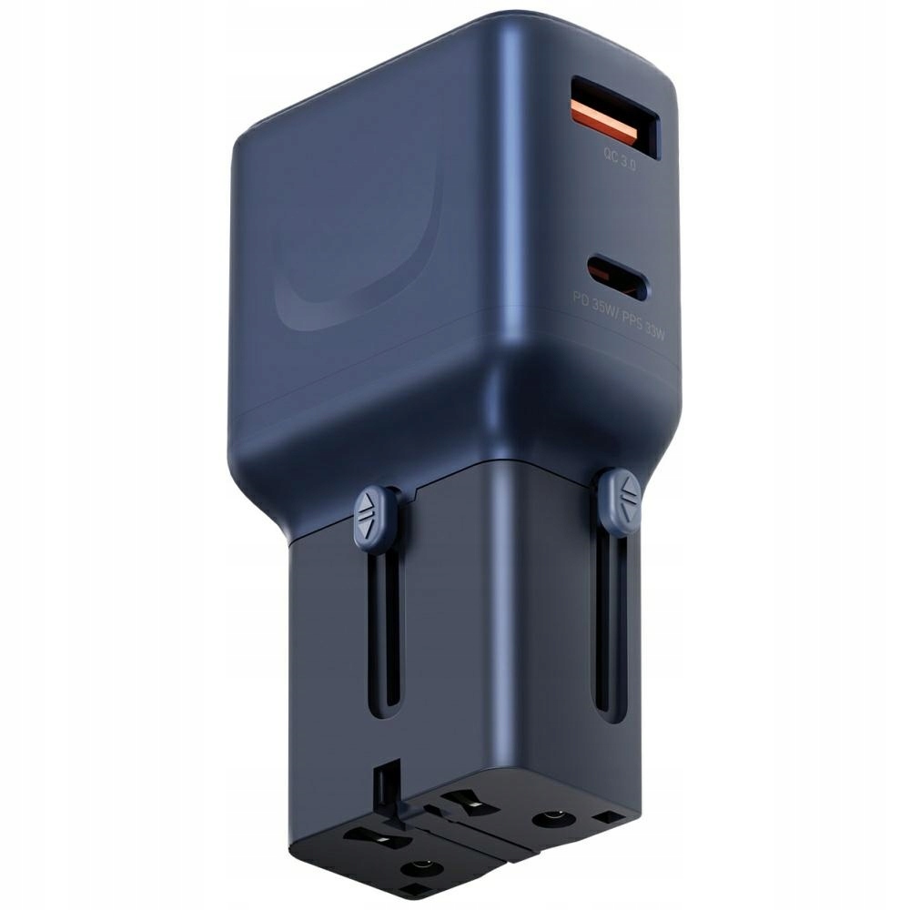 Síťová nabíječka Energea TravelGo Adapter 35 Usb-a/usb-c 35W modrá