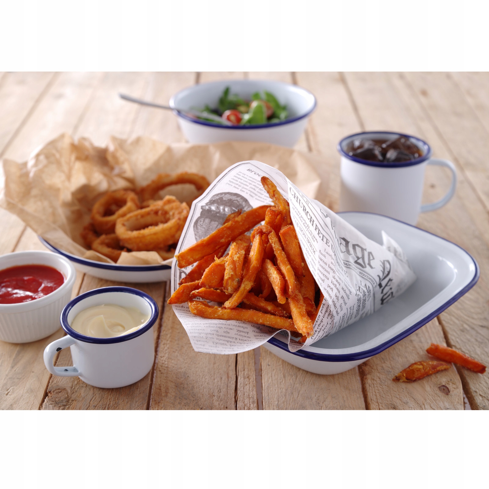 Pergamenový Papír Pro Trvanlivost Přesnídávek Hladký Bílý 500KS Hendi