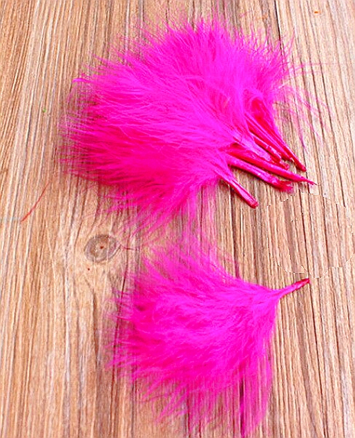 PIÓRA MARABOU STRONG 7-10 cm NEONOWY substytut