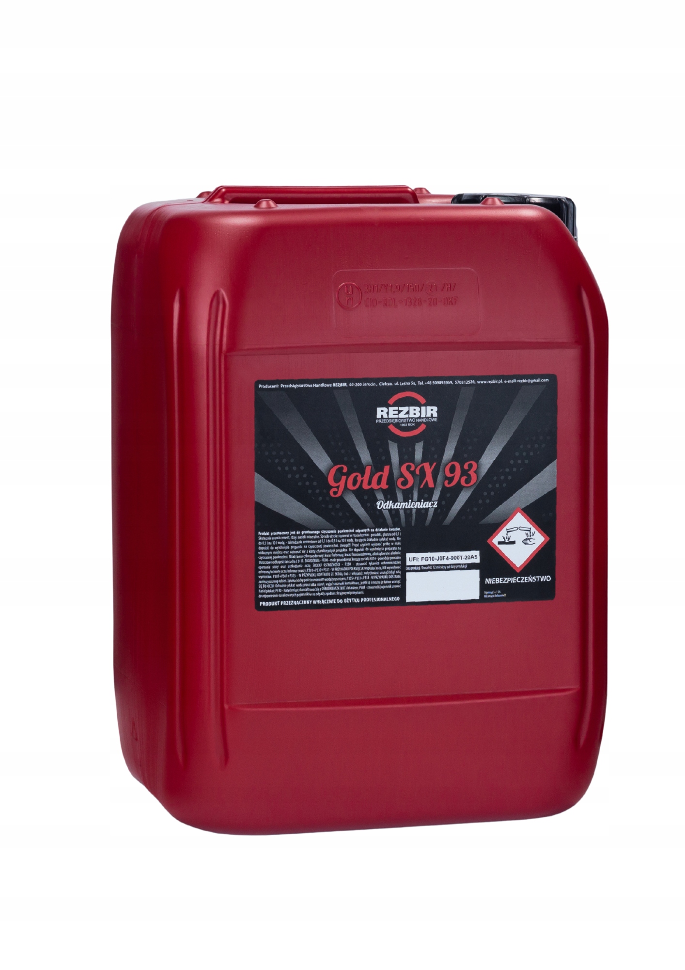 Rezbir – Gold Sx 93 – Odkamieniacz 5L