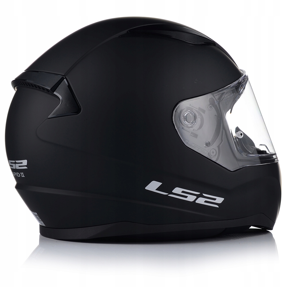KASK MOTOCYKLOWY | LS2 FF353 BLACK MATT | INTEGRALNY SYSTEM PINLOCK Obwód głowy 57-58 cm
