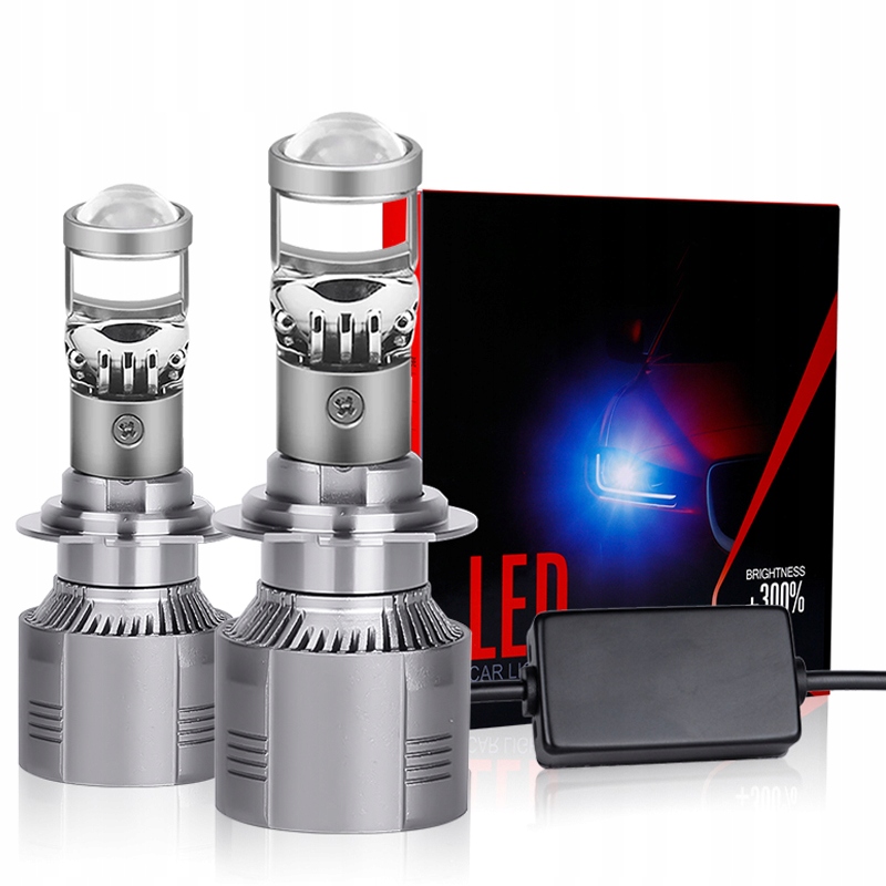 ZESTAW SOCZEWKA BI LED H7 reflektory PROJEKTOR 2x Producent Inny