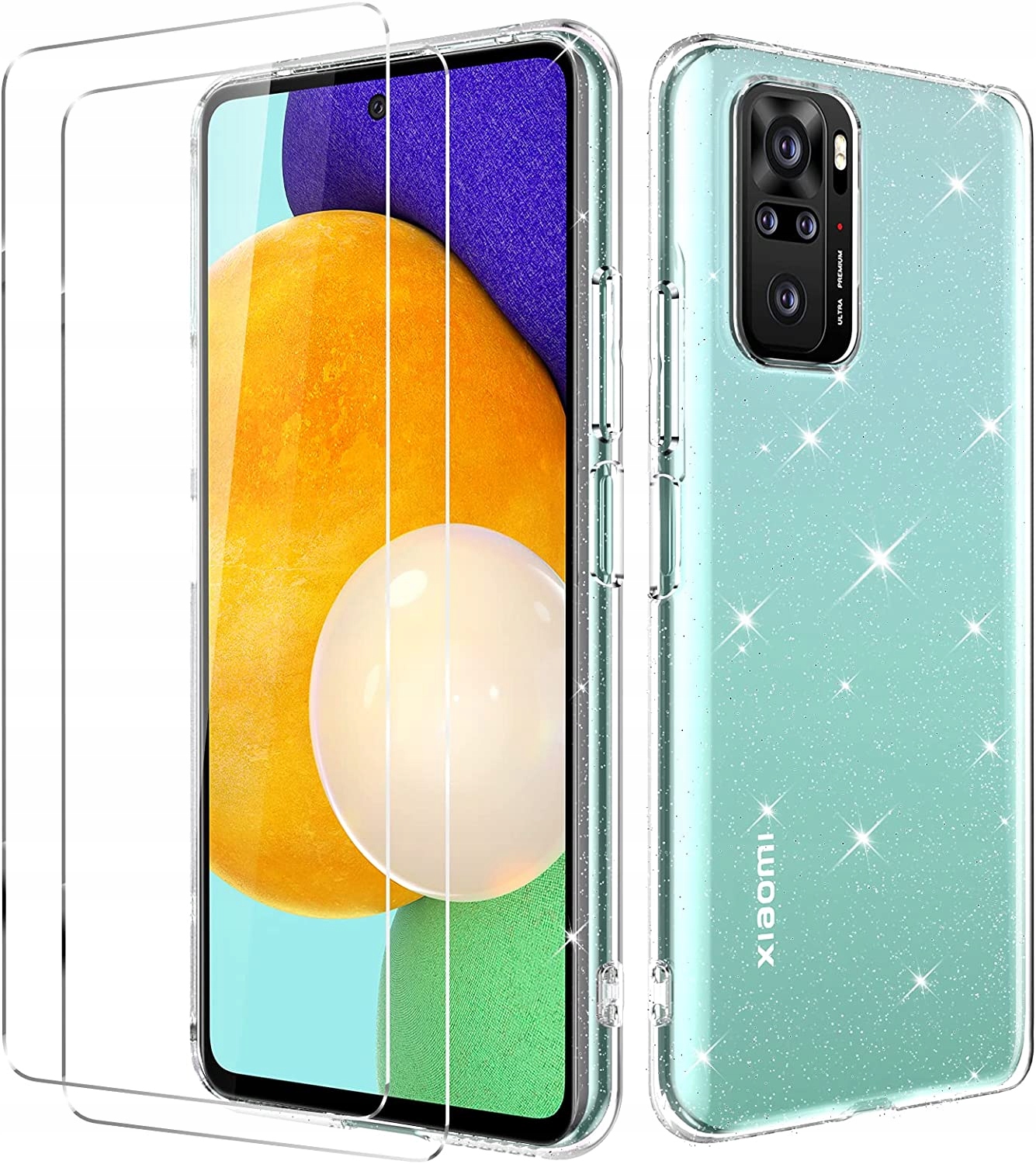 Etui Silikonowe Xiaomi Redmi Note 10 2X Szkło