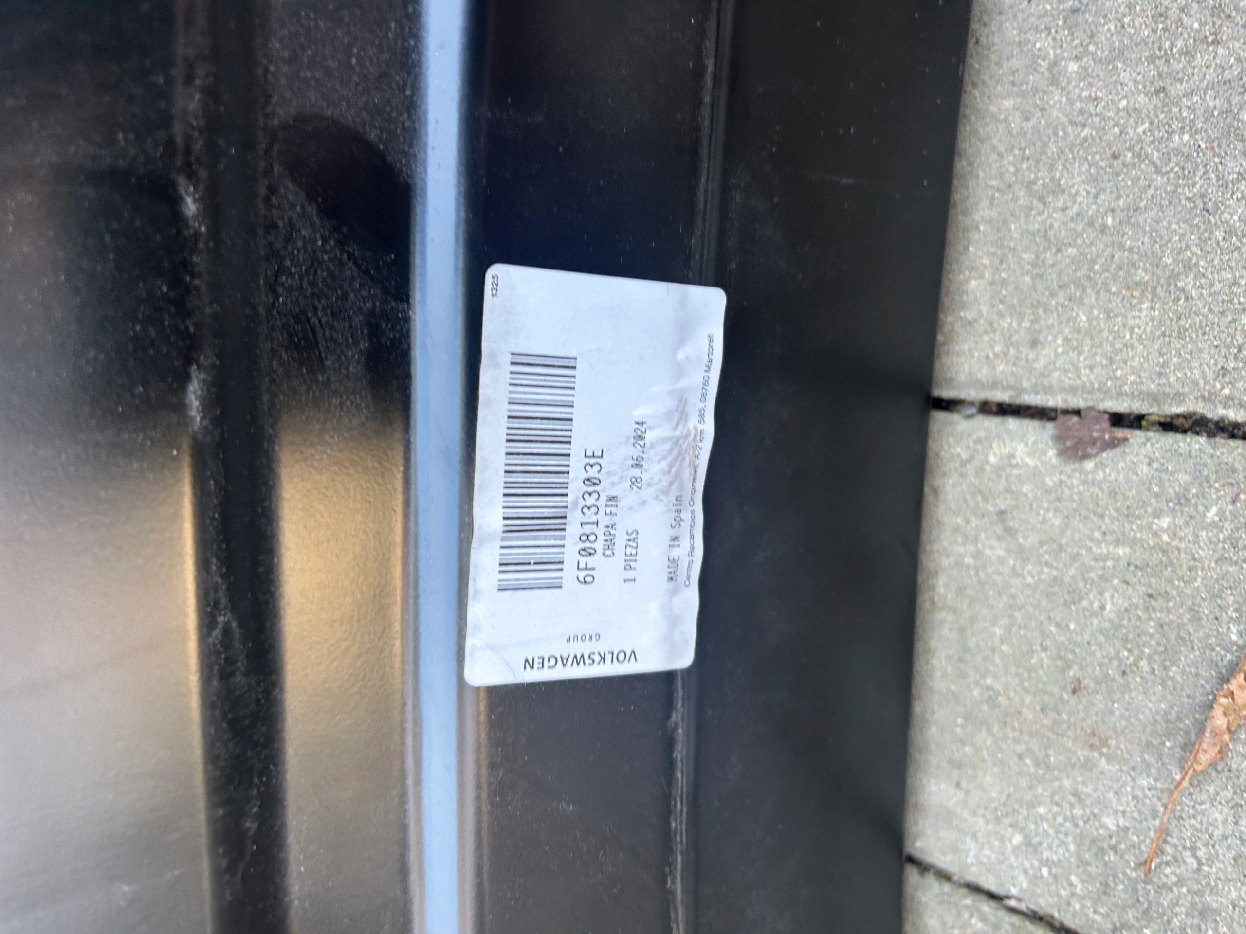 SEAT IBIZA 6F rear panel pillar rear part 17- 6F0809439A