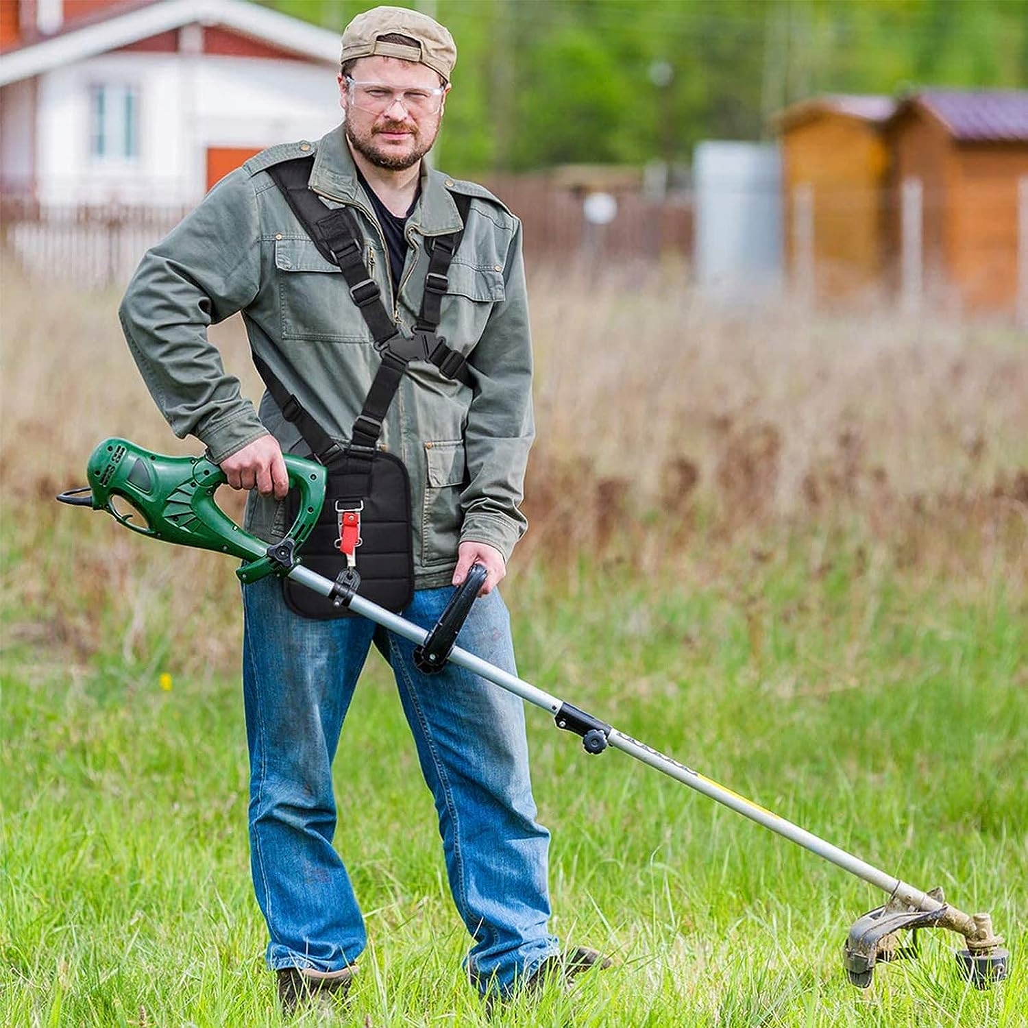 SOLIDE SZELKI DO KOSY SPALINOWEJ KOSIARKI WYKASZARKI PASY NOŚNE UPRZĄŻ Marka bez marki