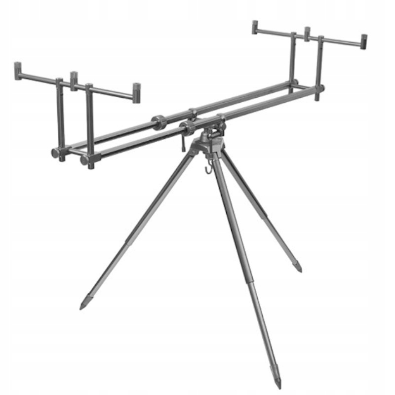 Stojak Stanowisko Karpiowe Delphin Tripod TPX3 Silver Na 3 Wędki Stabilny