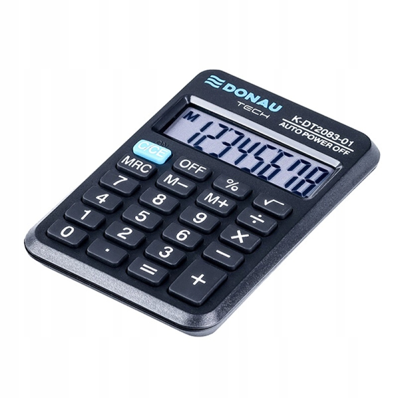 Kalkulator kieszonkowy 8 cyfrowy czarny Donau Tech Marka DONAU TECH