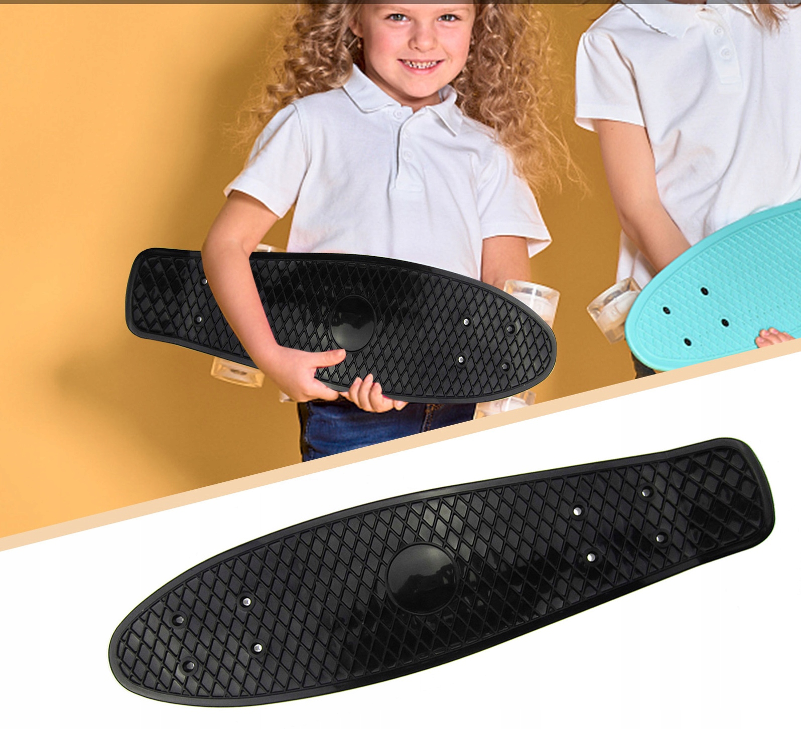 DESKOROLKA FISZKA ŚWIECĄCE KOŁA LED Klasa łożysk ABEC-7