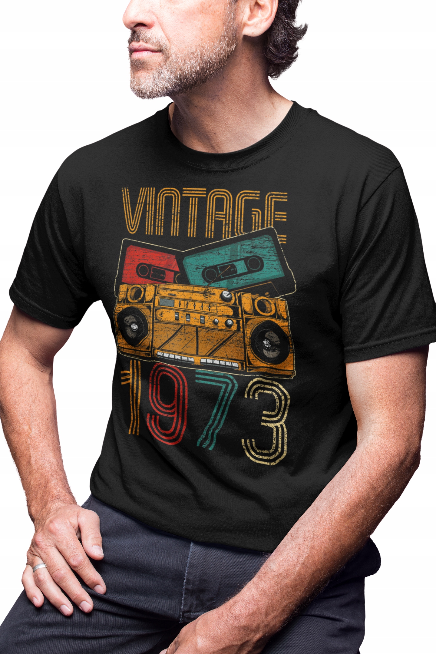 

Koszulka Magnetofon Na 50 Urodziny Vintage 1973