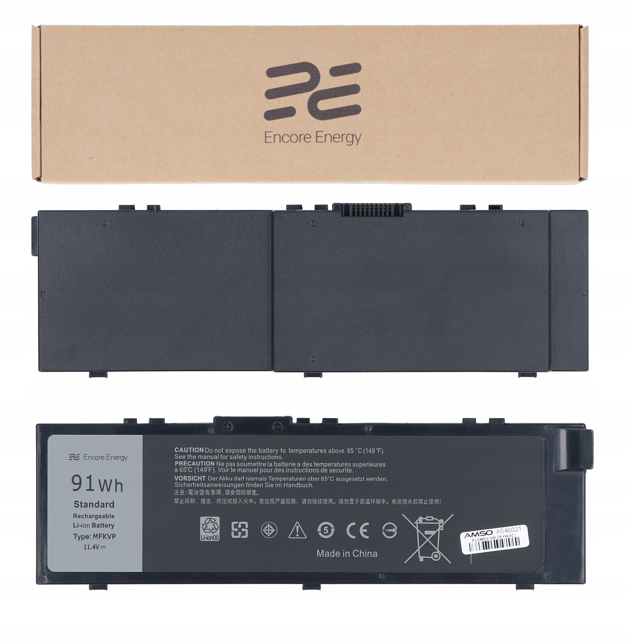 Baterie Mfkvp pro notebook Dell Precision 7520 7720 7950 mAh Encore Energy