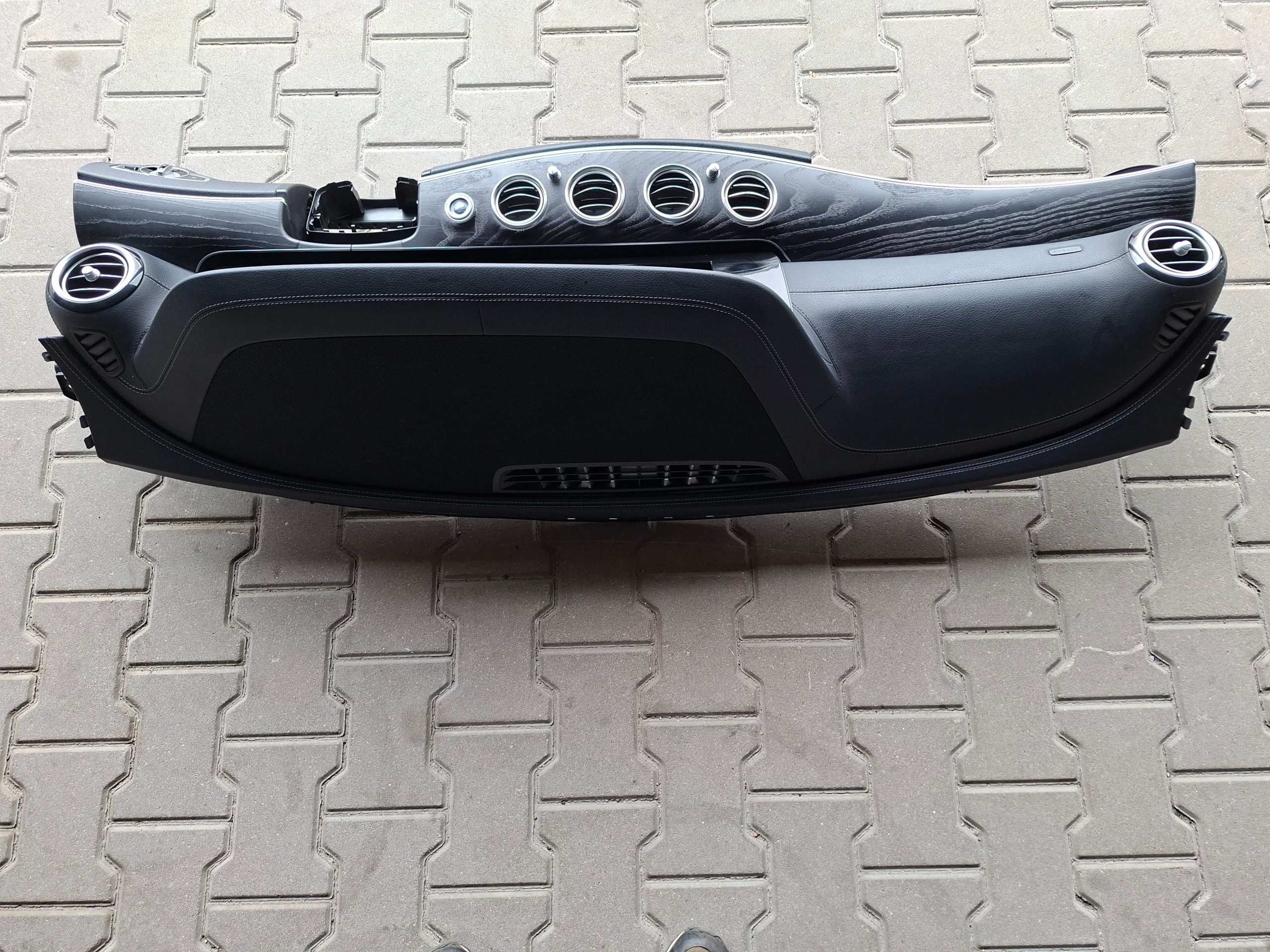 dashboard console cockpit DASHBOARD UK ANGLIK MERCEDES E W213 S213 AMG black