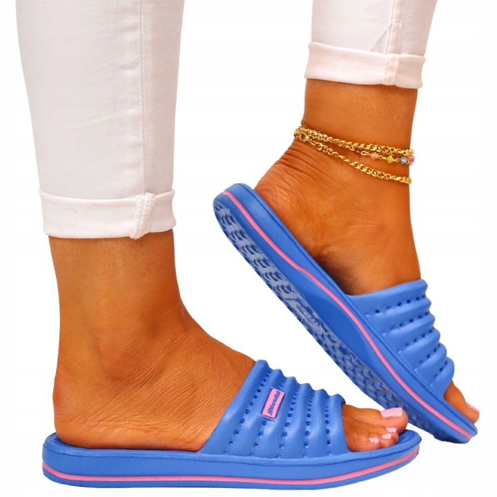 KLAPKI DAMSKIE BASENOWE LEKKIE PLAŻOWE PIANKA Model Klapki lekkie pianka basenowa