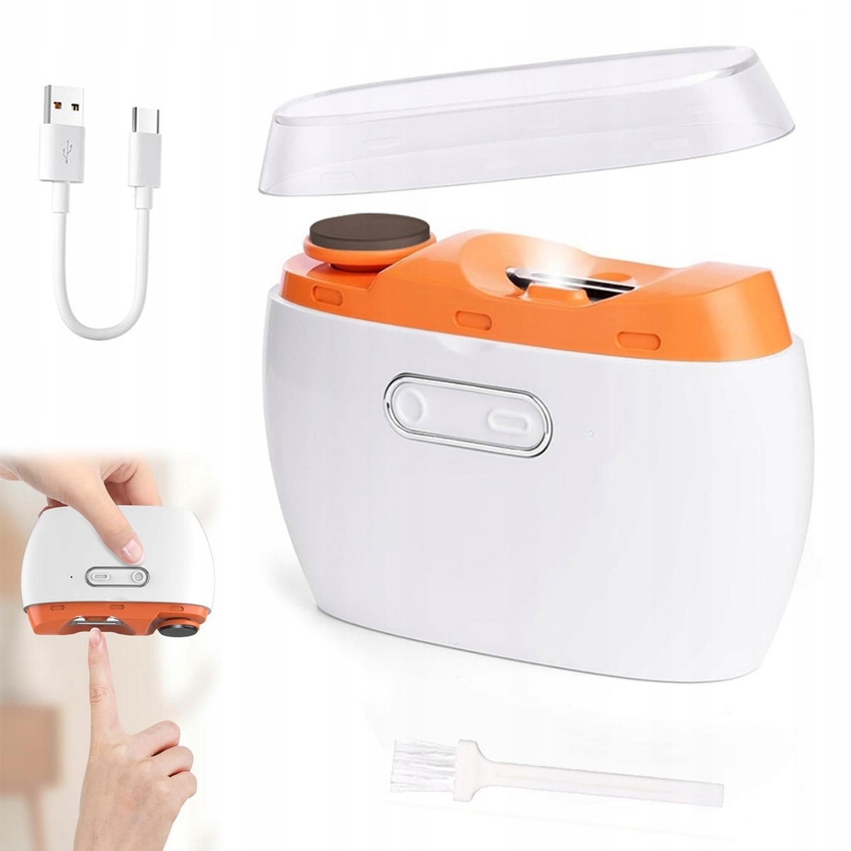 Elektrický Kleštičky Na Nehty Led Akumulátorový Kleštičky Na Manikúru