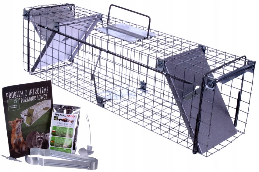

Żywołapka pułapka na szczury gryzonie łapka 65cm