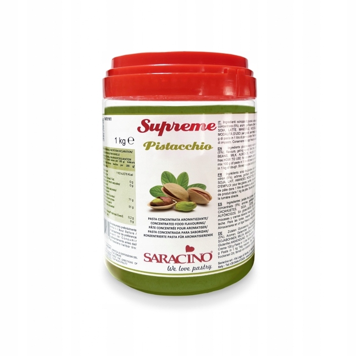 Pasta pistacjowa 100% Saracino 1 kg Włochy