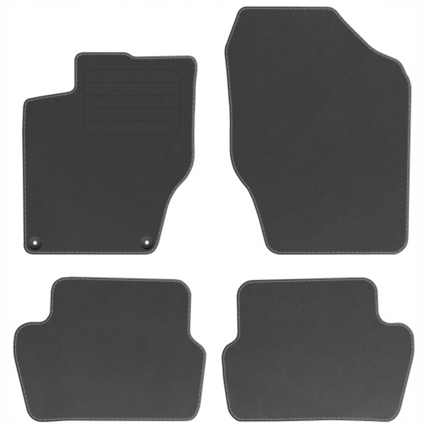 Citroen DS4 11-18 Velurové koberce Comfort Grafit