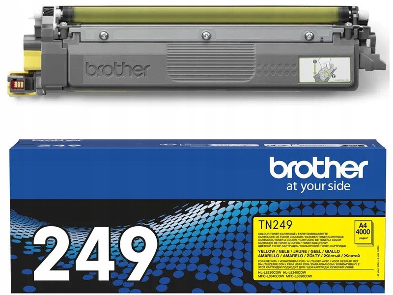 Brother TN249Y yellow toner (až 4000 stran)