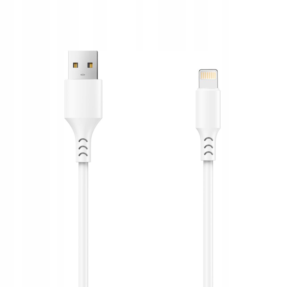 Setty kabel Usb Lightning 3,0 m 2A biały New Setty
