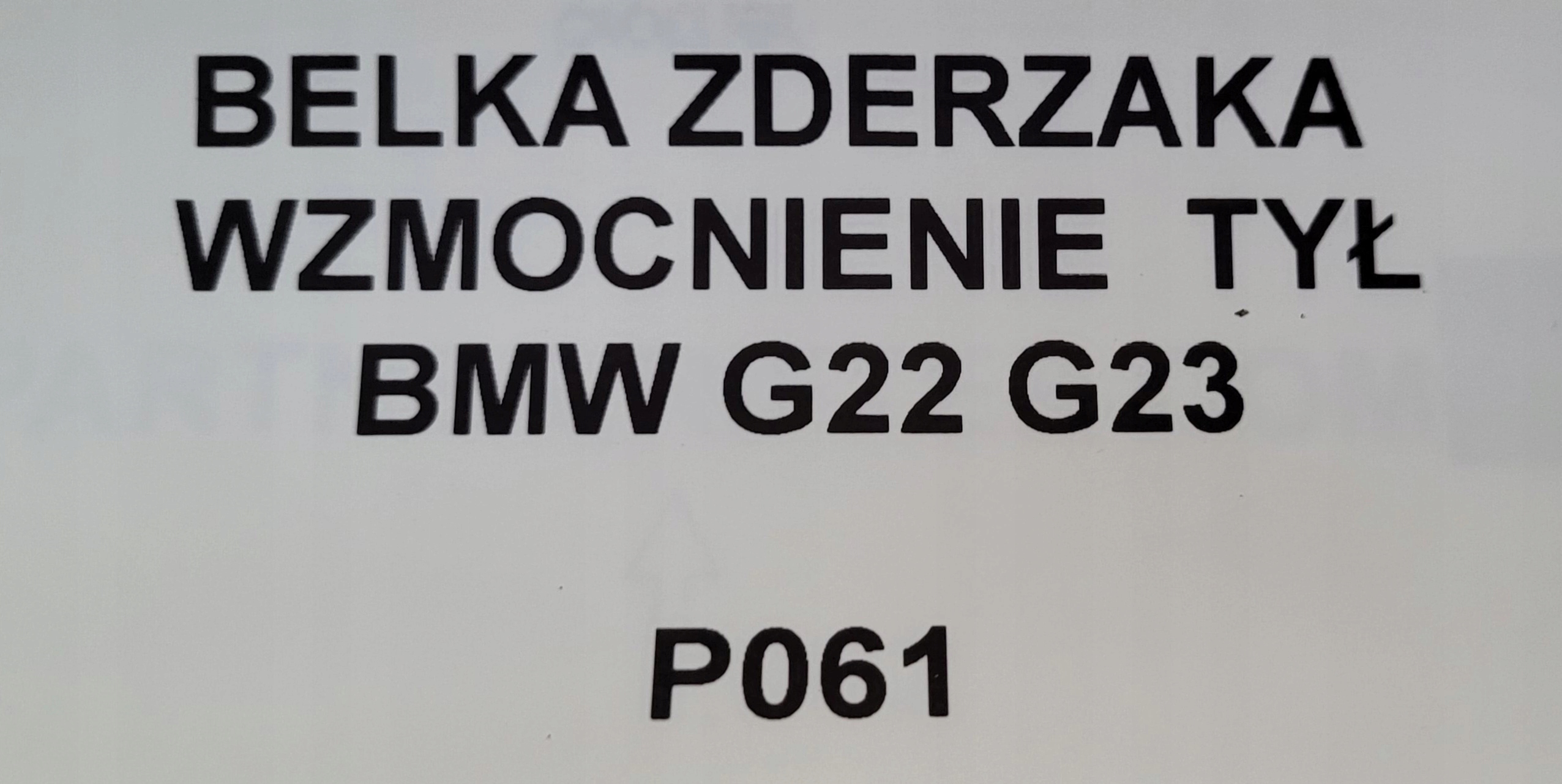 TRAVERSA paraurti Traversa posteriore BMW G22 G23
