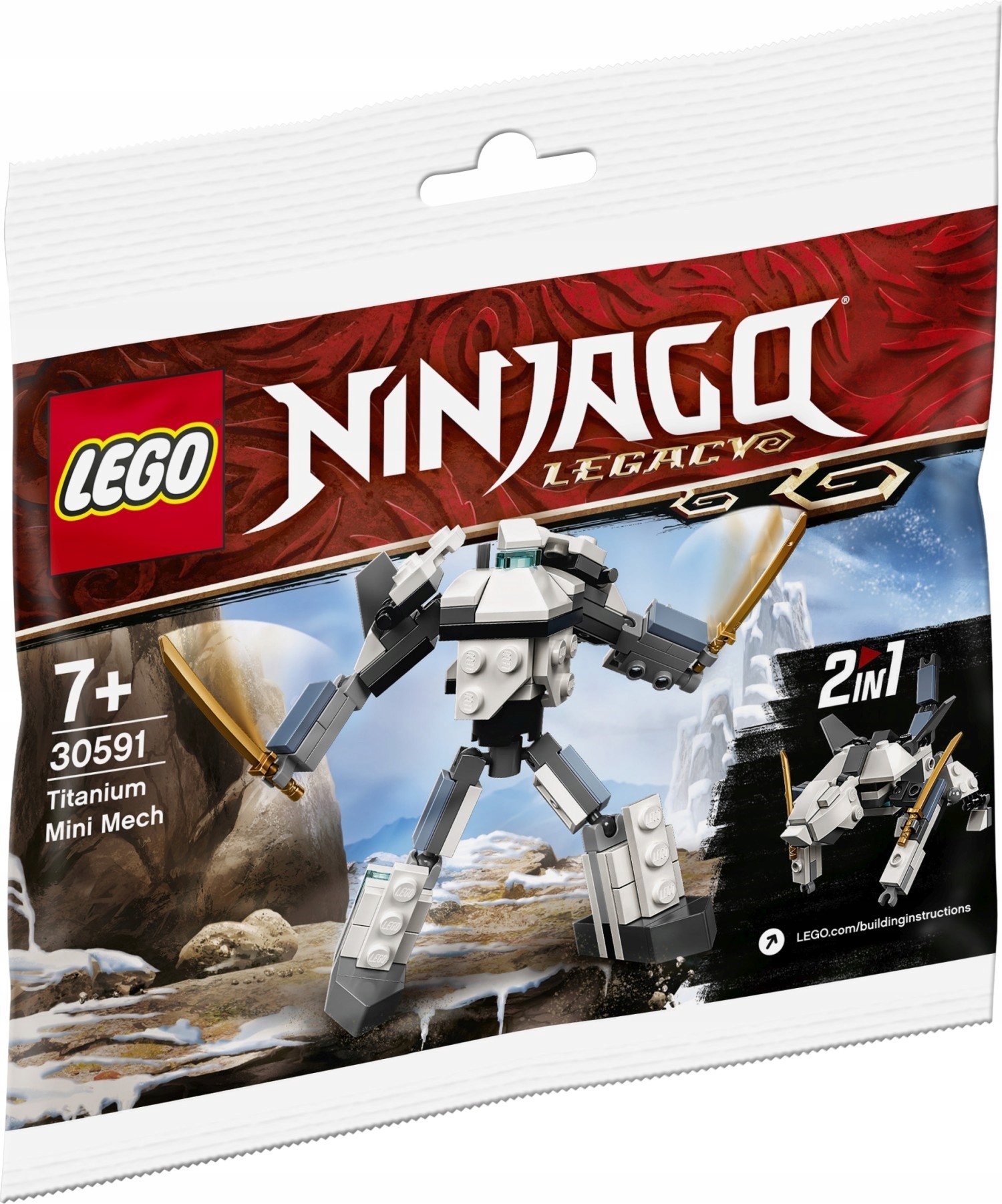 Lego Ninjago 30591 Tytanowy mini Mech saszetka