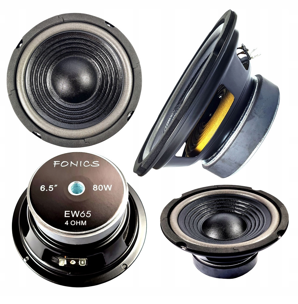 

Głośnik Fonics 6,5 Cala 16,5cm Ew 65 4ohm niskoton