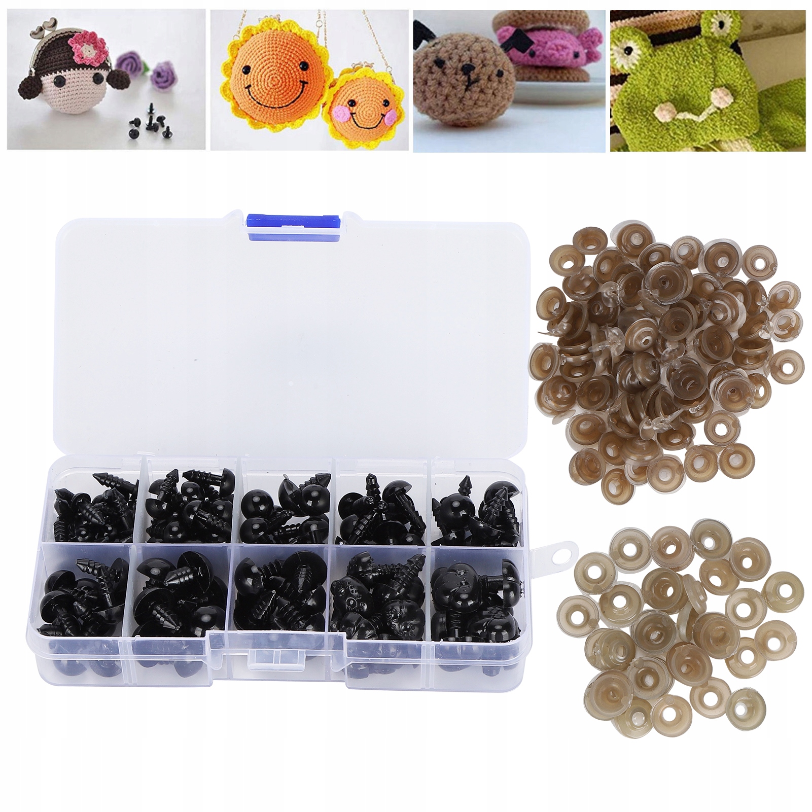 Oči Maskotů Hraček Upínací 240KS