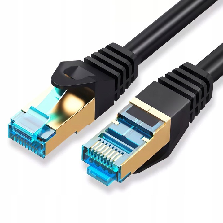 

Kabel Sieciowy Lan Złoty Miedź+ Sftp CAT7 10 M