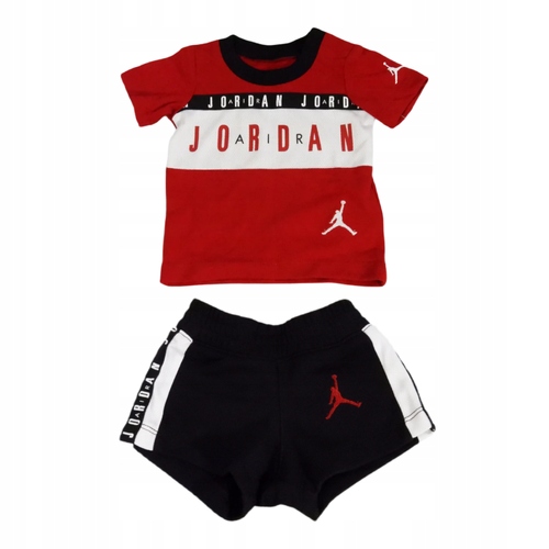 Komplet niemowlęcy dziecięcy Air Jordan koszulka spodenki r. 50-56cm 0-3M