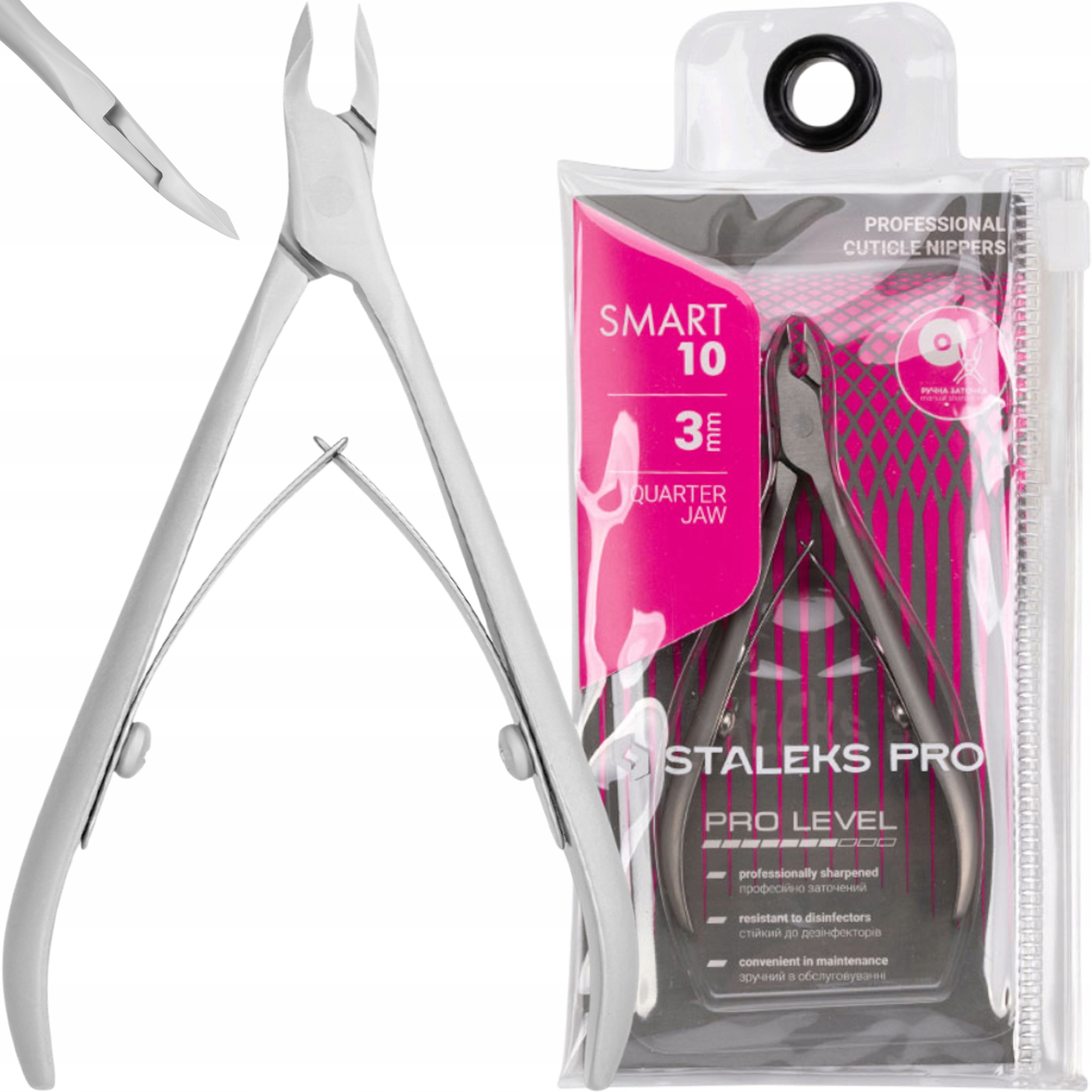 Přesné nůžky na nehty Staleks Smart 10 3 mm NS-10-3