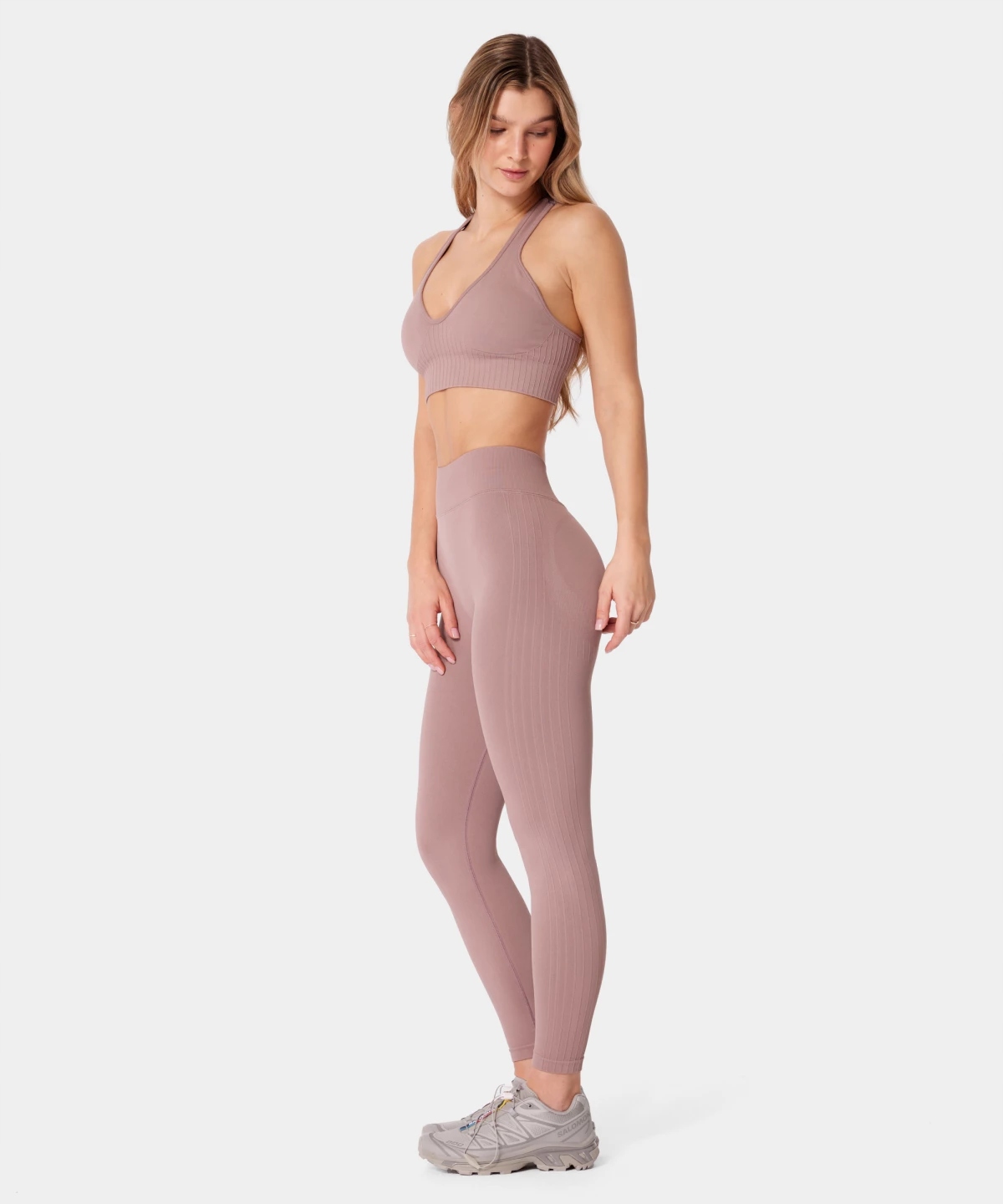 Carpatree Legginsy bezszwowe push-up Élite Opal Pink M