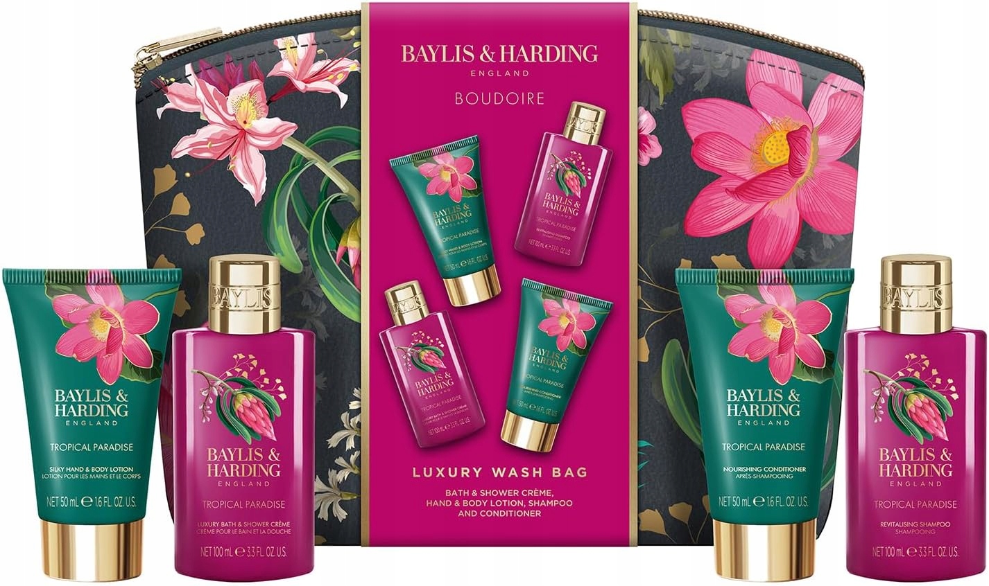 Boudoire Tropical Paradise zestaw upominkowy torebka kosmetyczna
