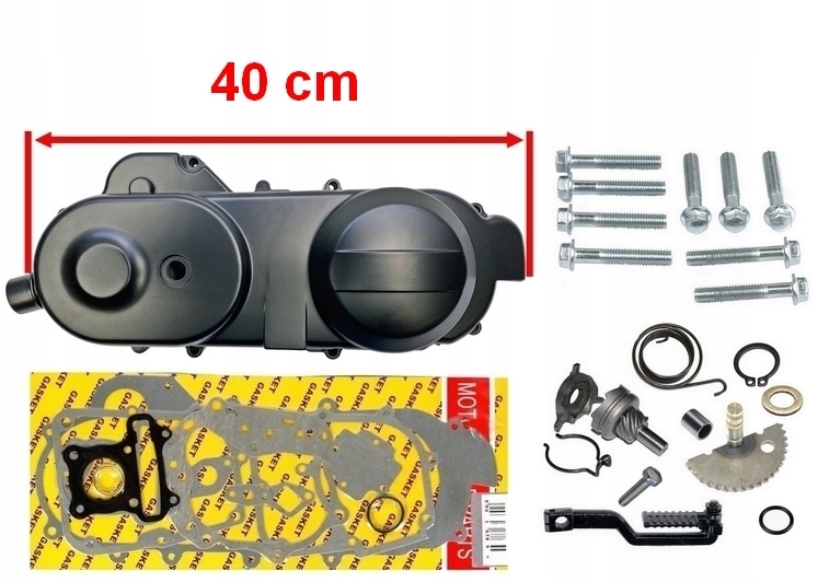 Pokrywa Paska 40 cm do skutera Junak 106 50 4T 09-16r. Dekiel