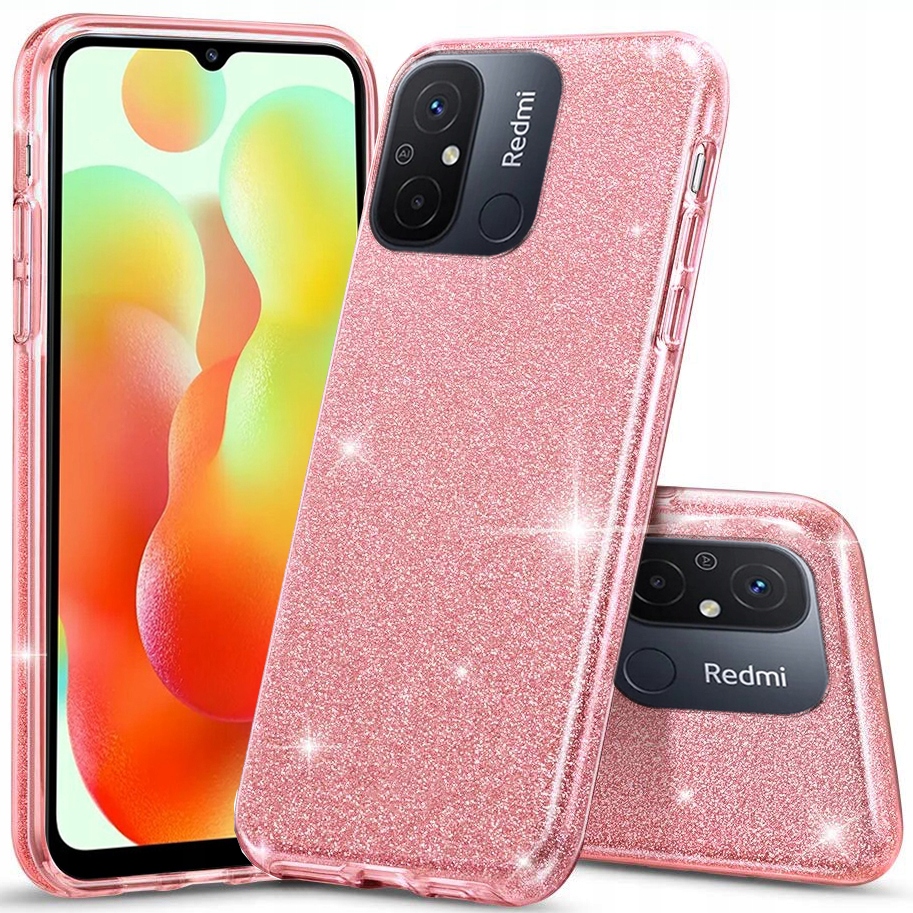 

Etui do Xiaomi Redmi 12C Bling Brokat Case Szkło