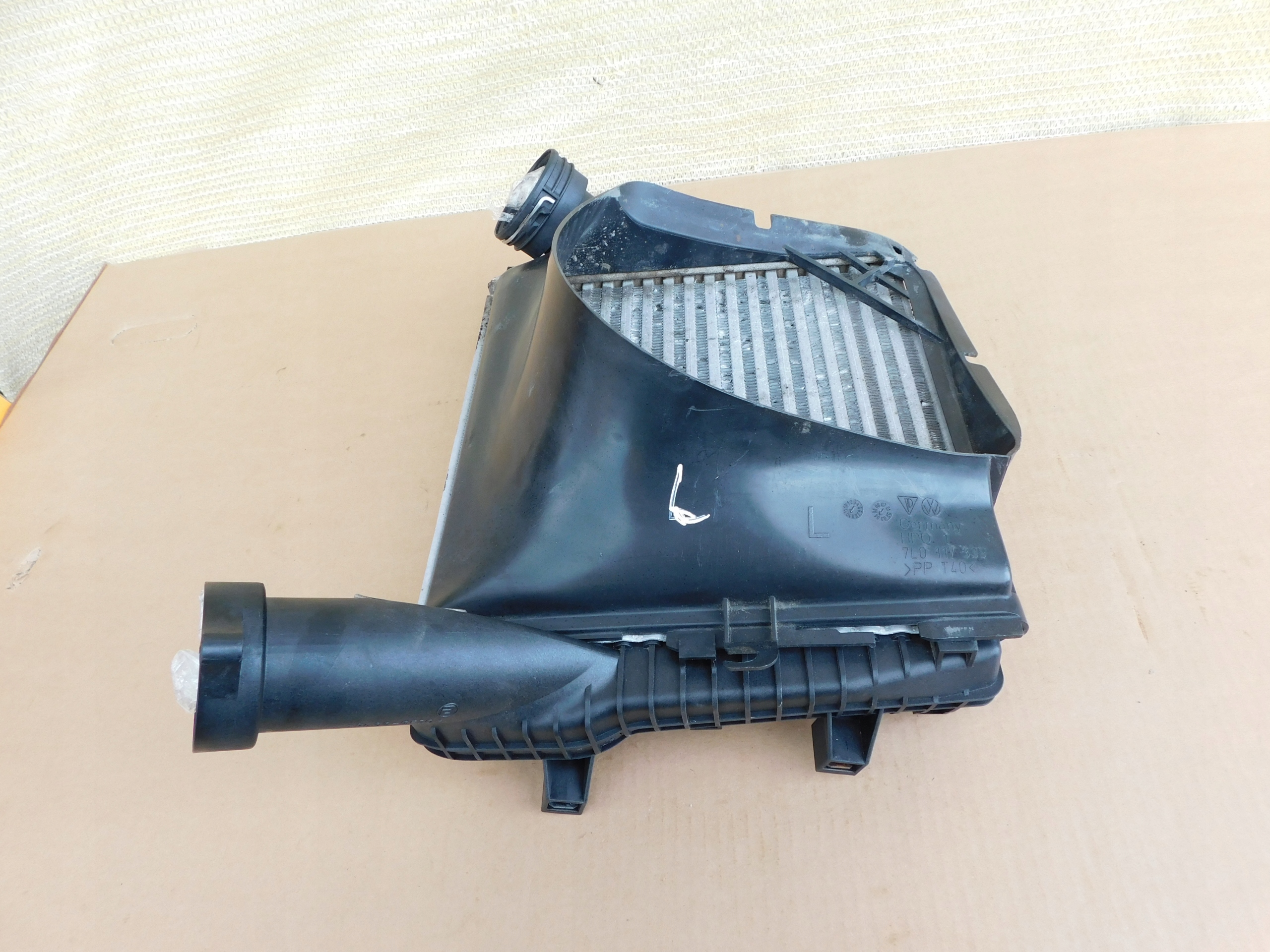intercooler left VW Touareg 7L radiator air complete 7L6145803A