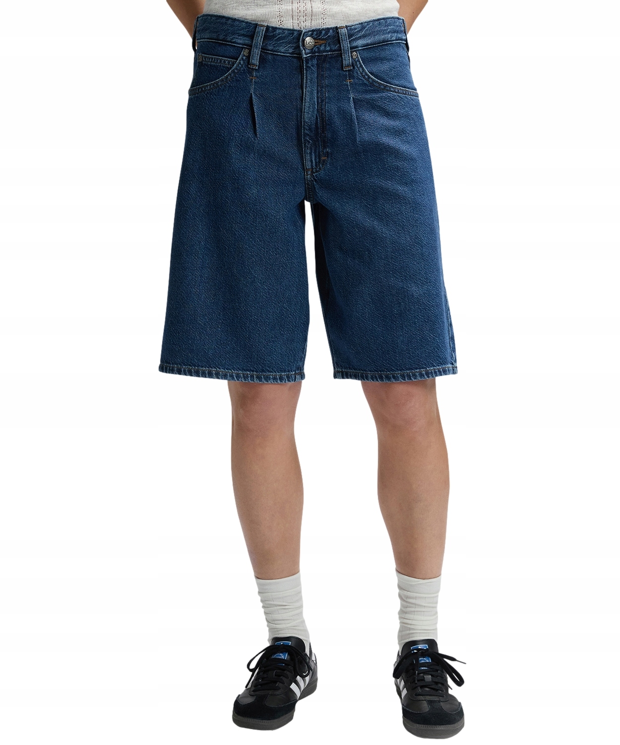 Šortky Lee Drapey Jort 112376718 Overt Wash W 27