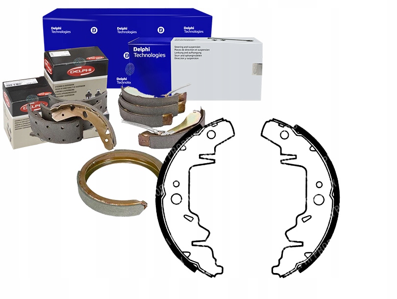 DELPHI КОМПЛЕКТ СКОБ ТОРМОЗНЫХ 4882059882o59 4