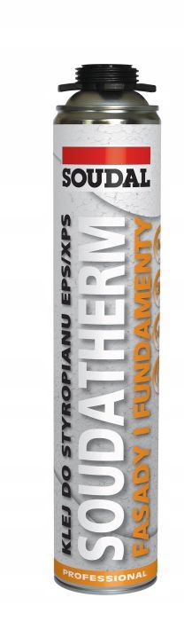 SOUDAL KLEJ W PIANIE DO STYROPIANU SOUDATHERM PIANOKLEJ EPS XPS 750ml