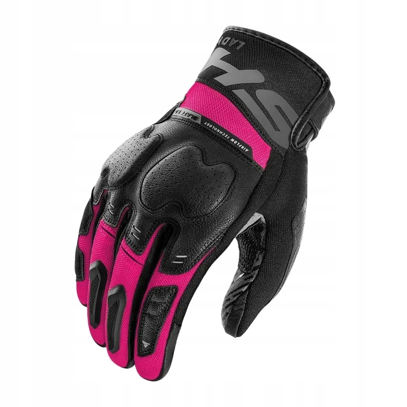 Krótkie rękawice damskie Shima Blaze 3.0 Lady Pink czarny różowy