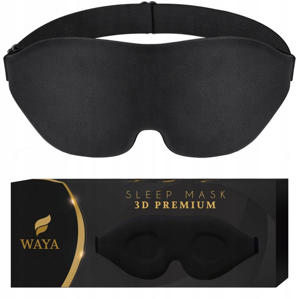 

Opaska na oczy do spania Waya 3D Premium piankowa