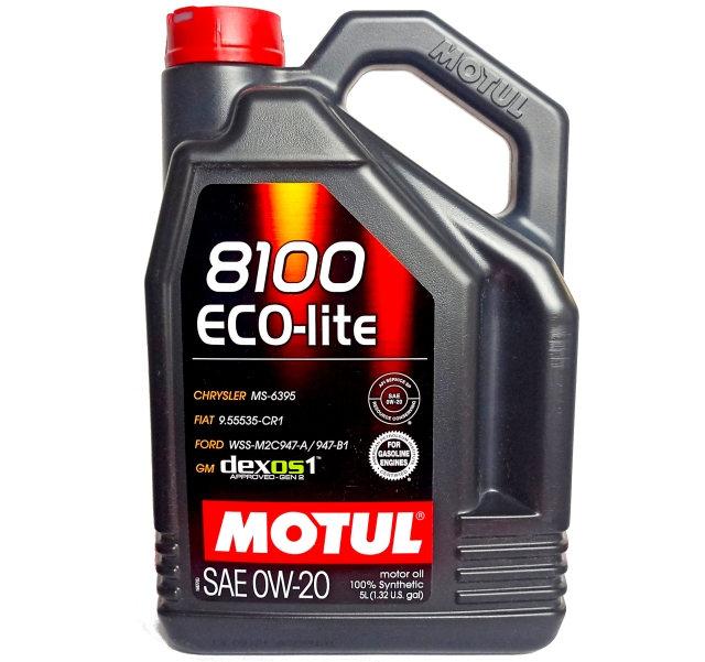 Olej silnikowy MOTUL 8100 ECO-lite 5L 0W-20