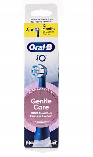 Oral-b iO Gentle Care Końcówki Do Szczoteczki 4 Sztuki 3C248