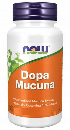 NOW Dopa Mucuna 90vcaps L-DOPA PAMIĘĆ UKŁAD NERWOWY MÓZG DOPAMINA — 4
