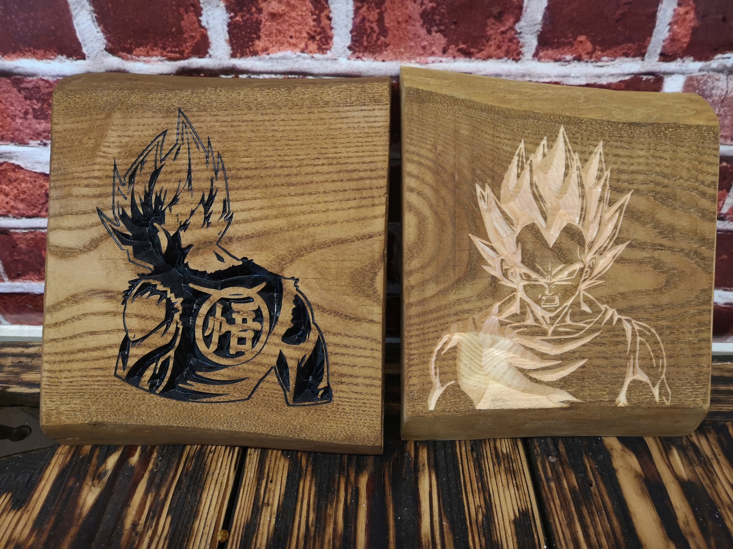 Dřevěná deska přání narozeniny gravírování Dragon Ball