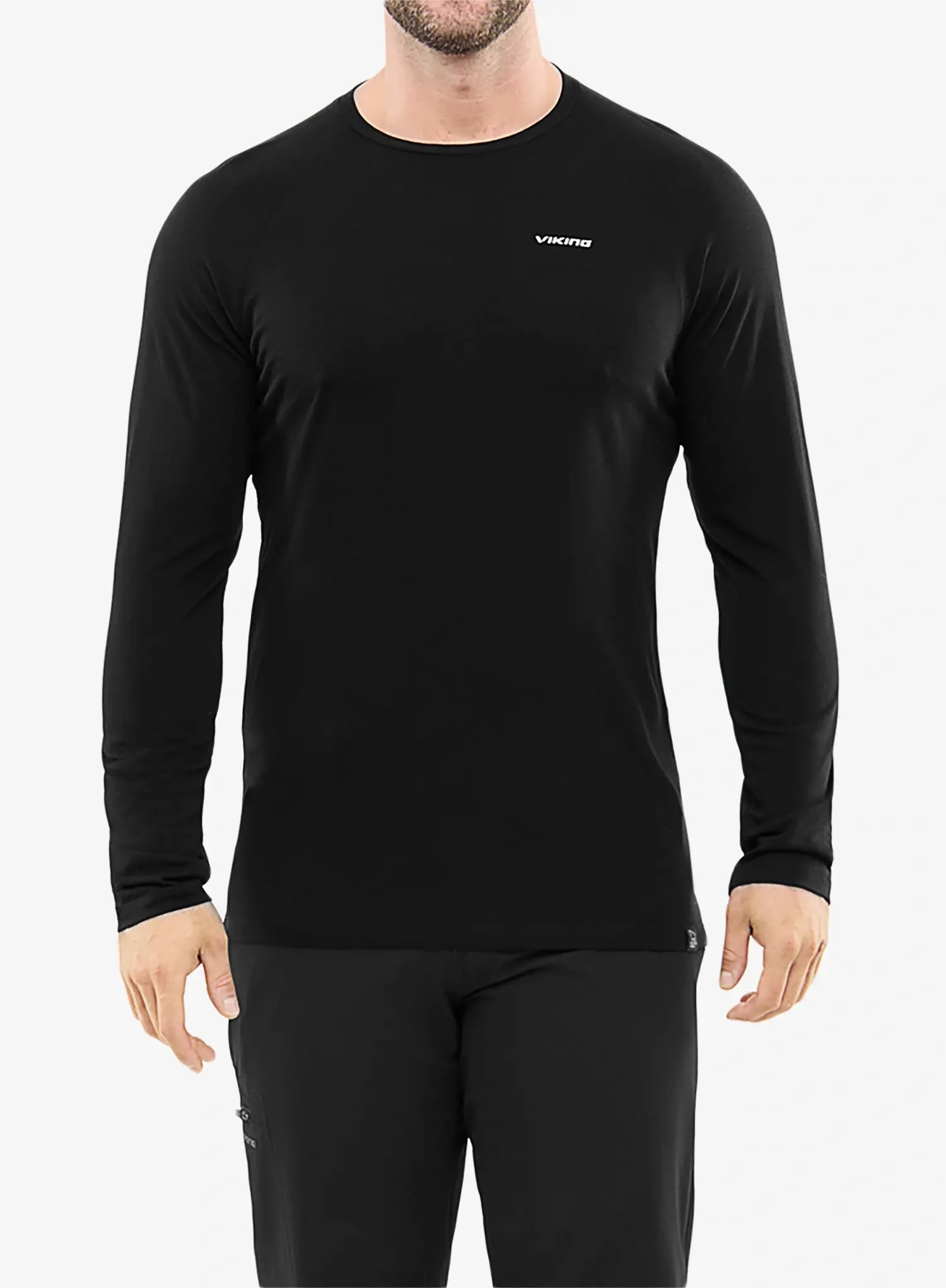 Bluza Viking Longsleeve Andali black/light grey L
