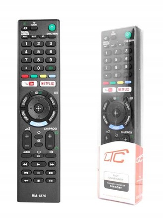 Pilot do Tv Lcd/led Sony RM-L1370 3D Netflix