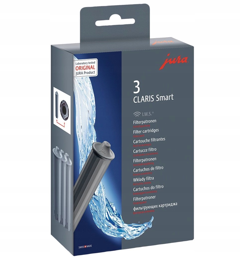 

Filtry do wody Jura Claris Smart Zestaw 3 sztuki