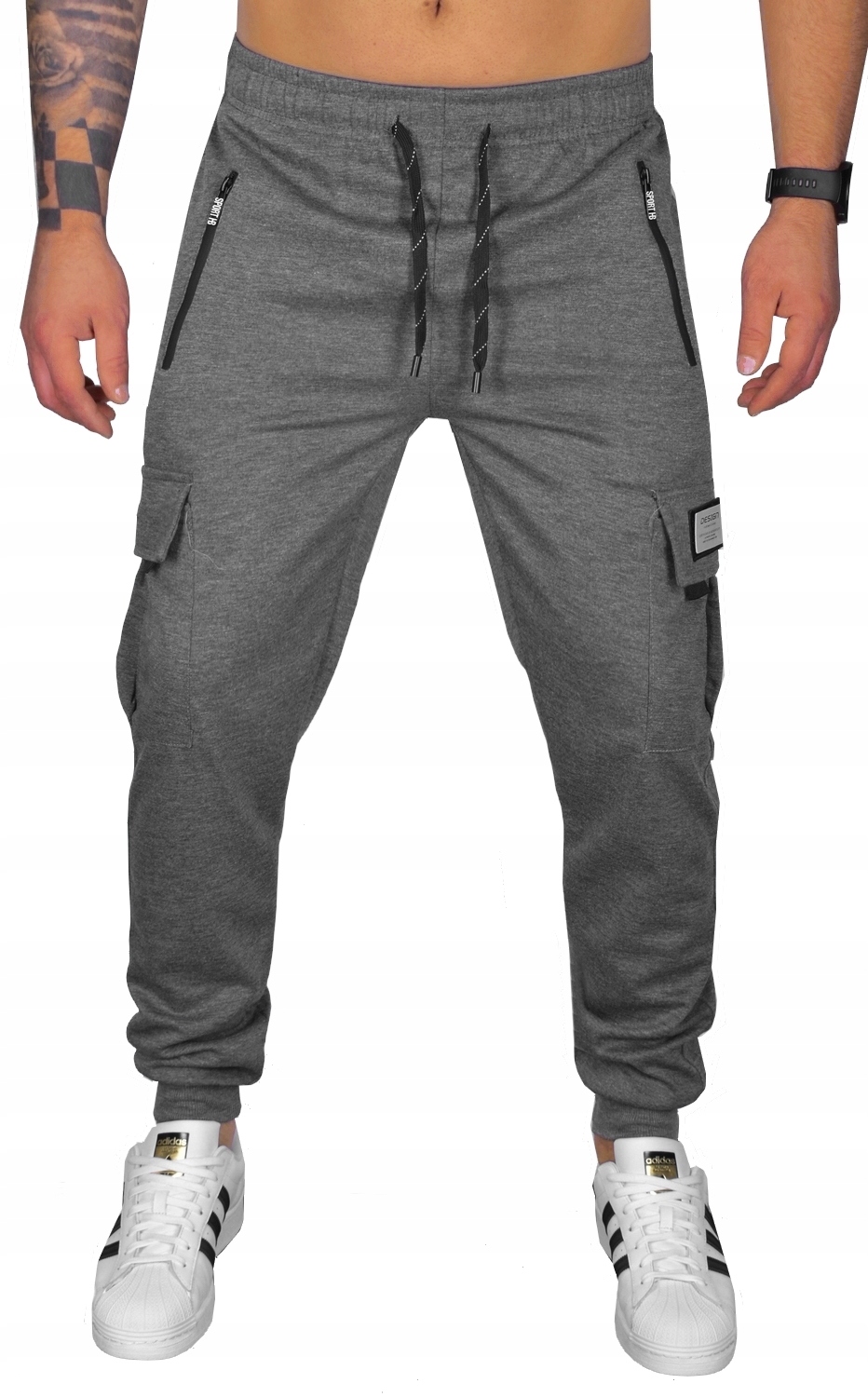 BOJÓWKI DRESOWE SPODNIE DRESY MĘSKIE Marka J STYLE