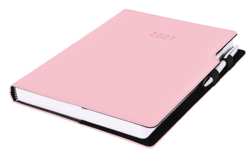 Kalendarz 2027 Terminarz Książkowy A4 Dzienny Sobota i Niedziela Osobno