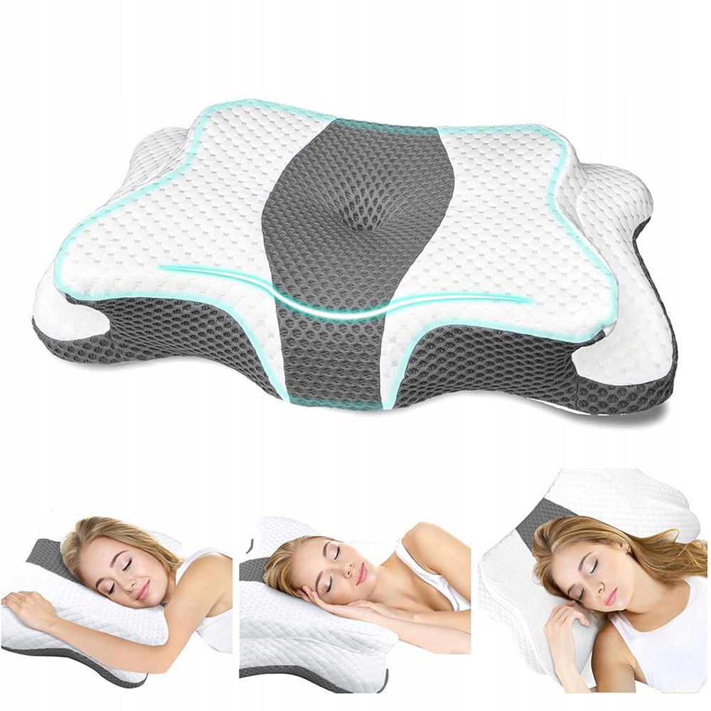 Poduszka Ortopedyczna Do Spania Na Boku Pianka Memory Foam Profilowana