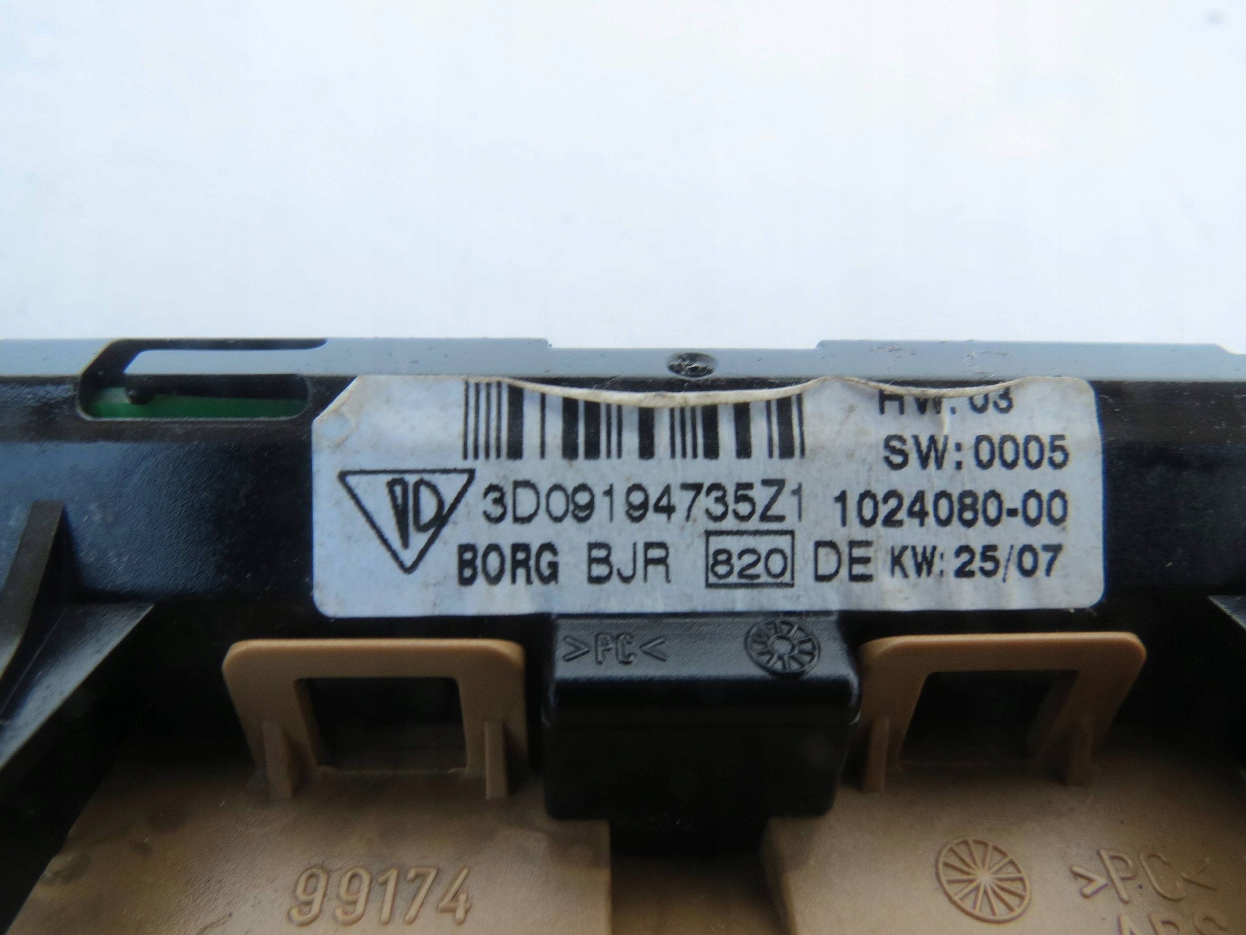 display PDC PORSCHE CAYENNE 4.8 V8 3D0919473